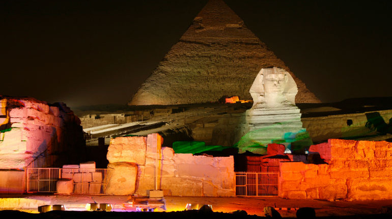 Sound and Light Show Pyramids 